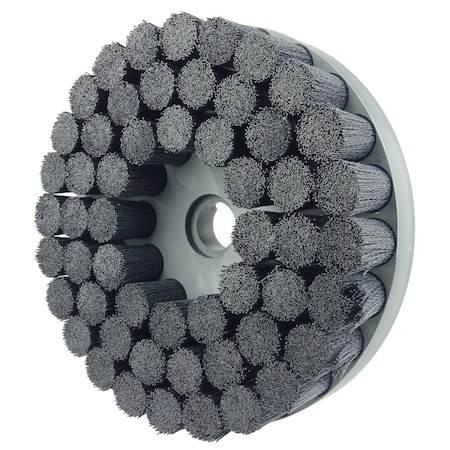 Weiler Burr-Rx 10" Shell-Mill Holder Disc Brush .043/120CG Crimped Fill 86121